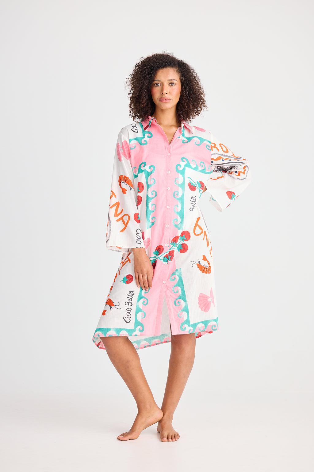 Stella Shirt Dress Italiano