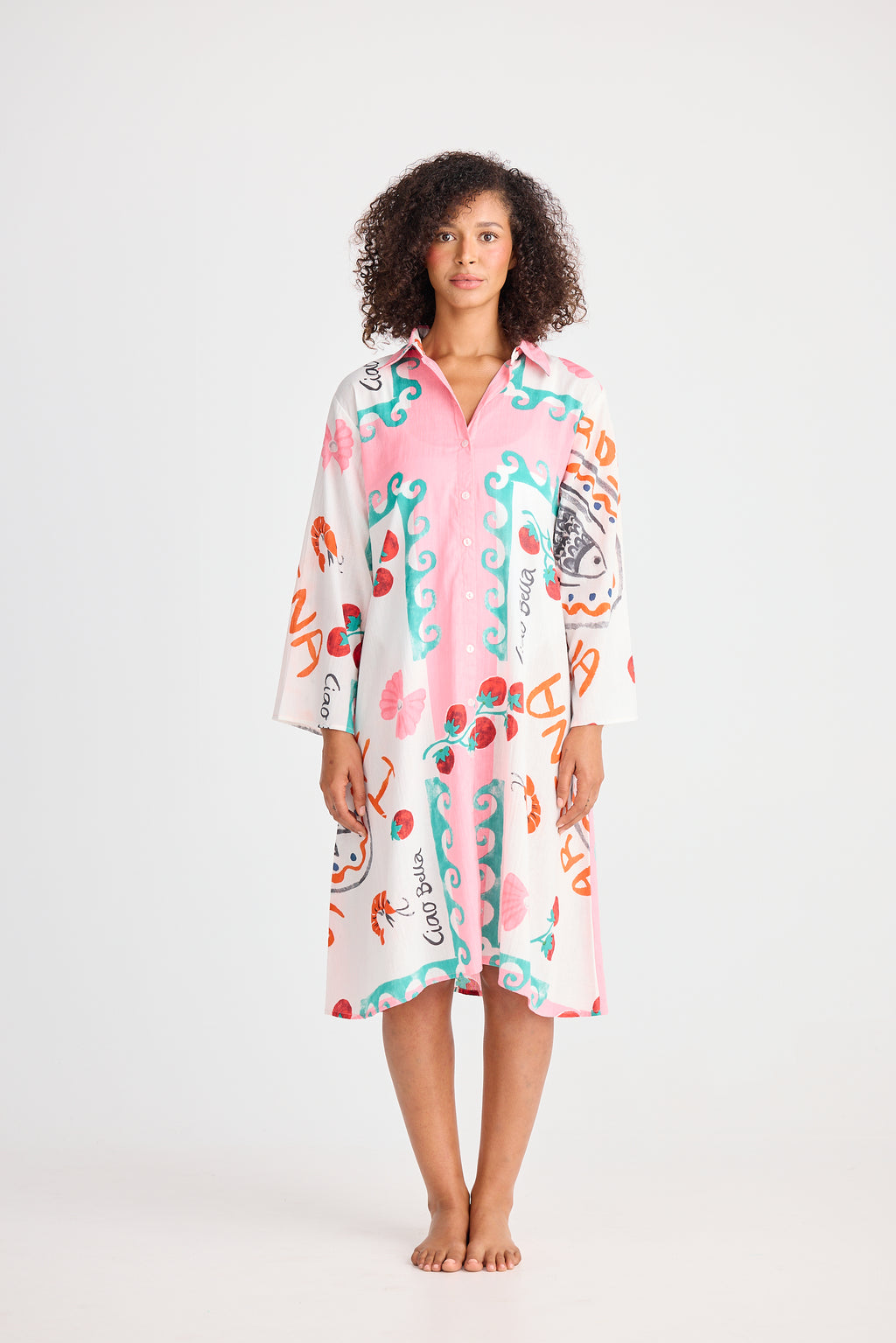 Stella Shirt Dress Italiano