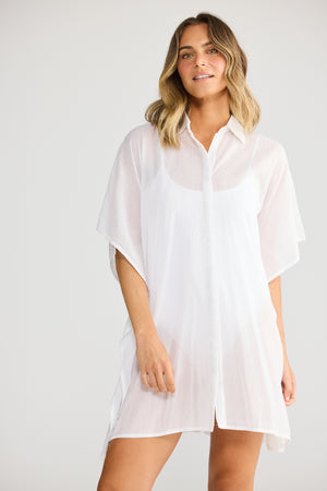 Stormy Kaftan White