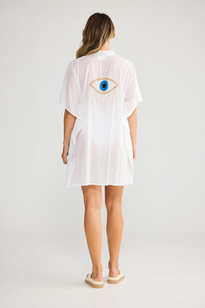 Stormy Kaftan White