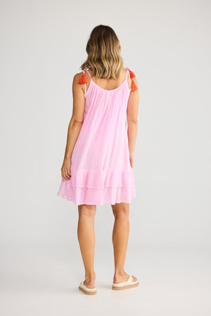 Keanu Mini Dress Hot Pink