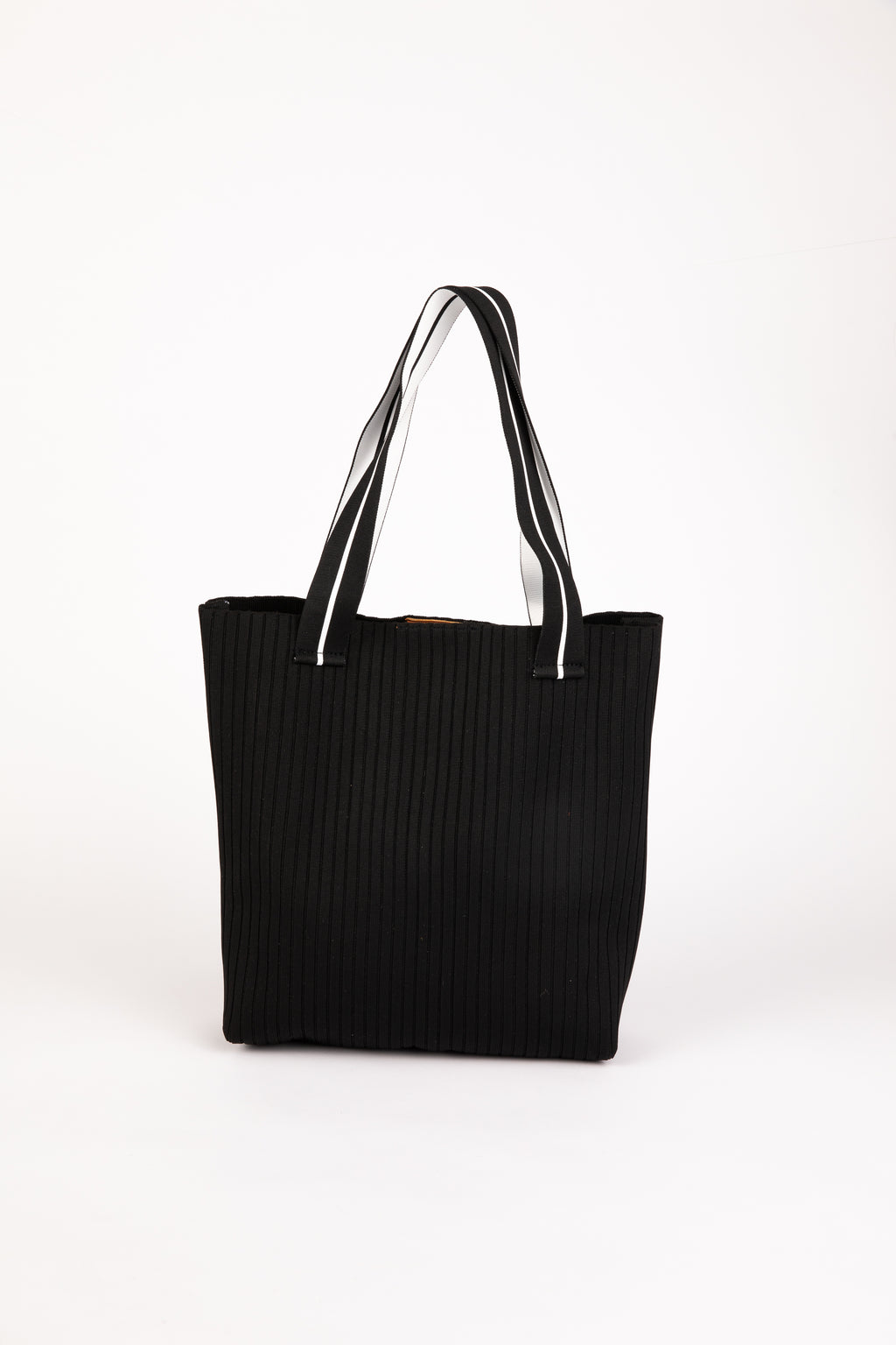 Carson Tote Blk w White