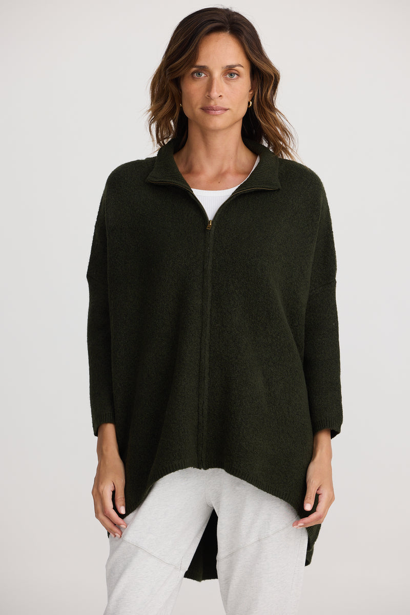 Woodside Poncho Khaki