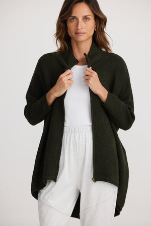 Woodside Poncho Khaki