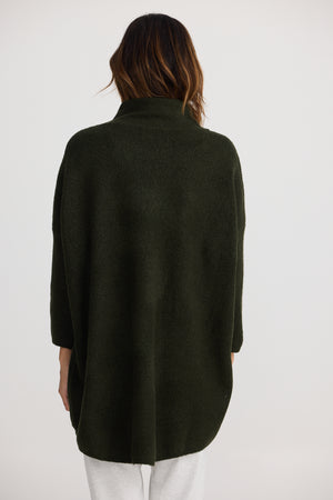 Woodside Poncho Khaki