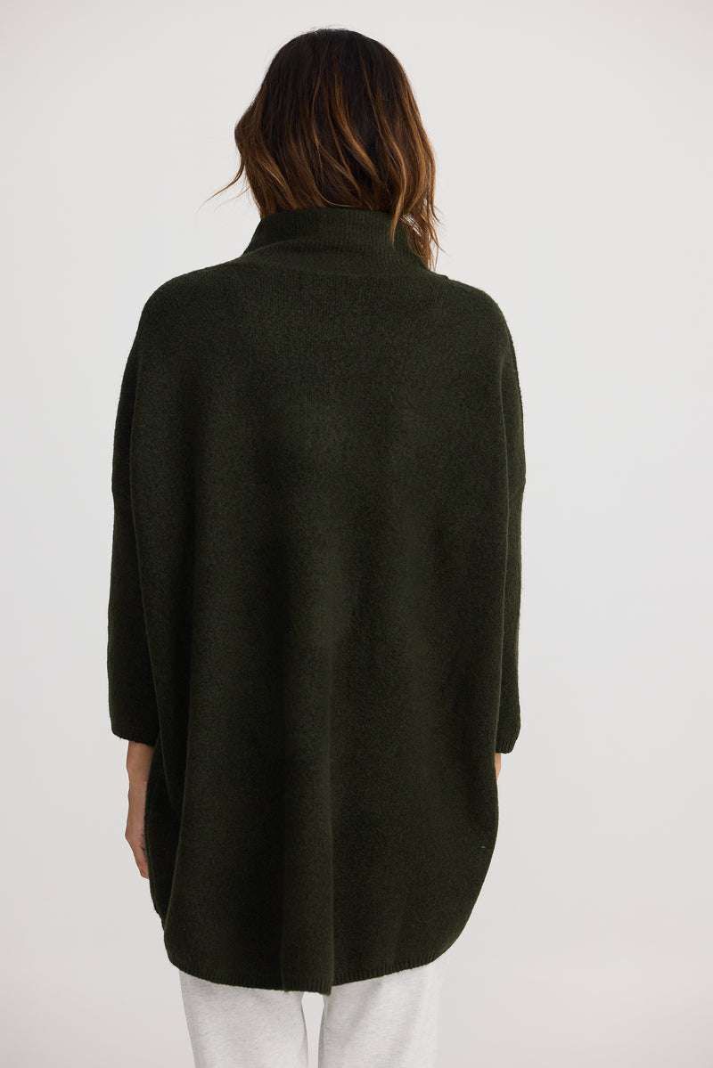 Woodside Poncho Khaki