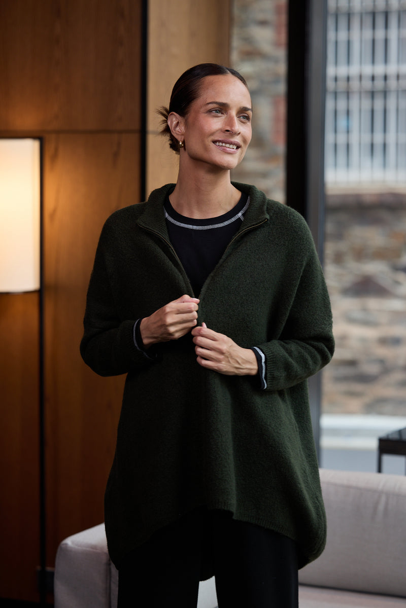 Woodside Poncho Khaki