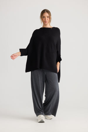 Cider Poncho Black