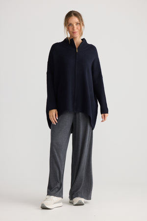 Woodside Poncho Navy