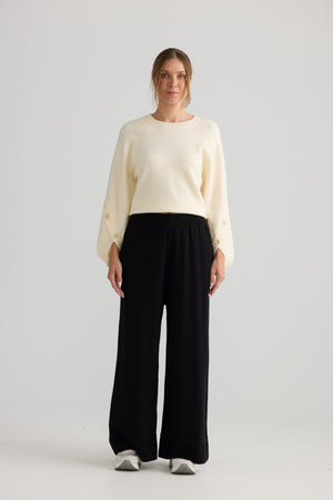 Awaken Knit Pant Black
