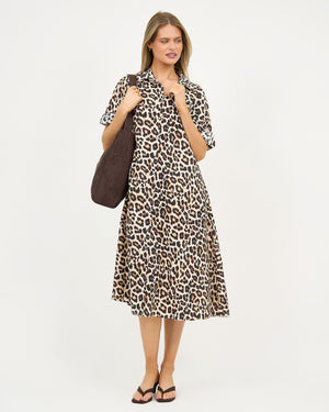 Shirt Dress Leopard