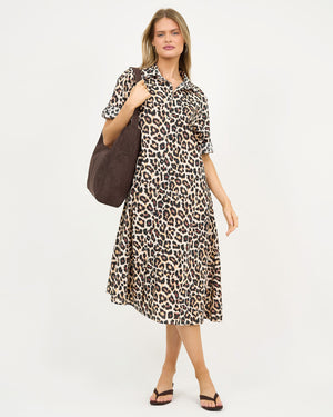 Shirt Dress Leopard