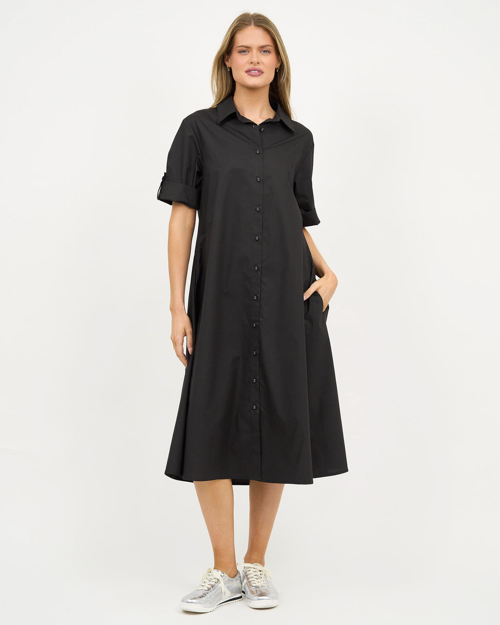 Shirt Dress Black