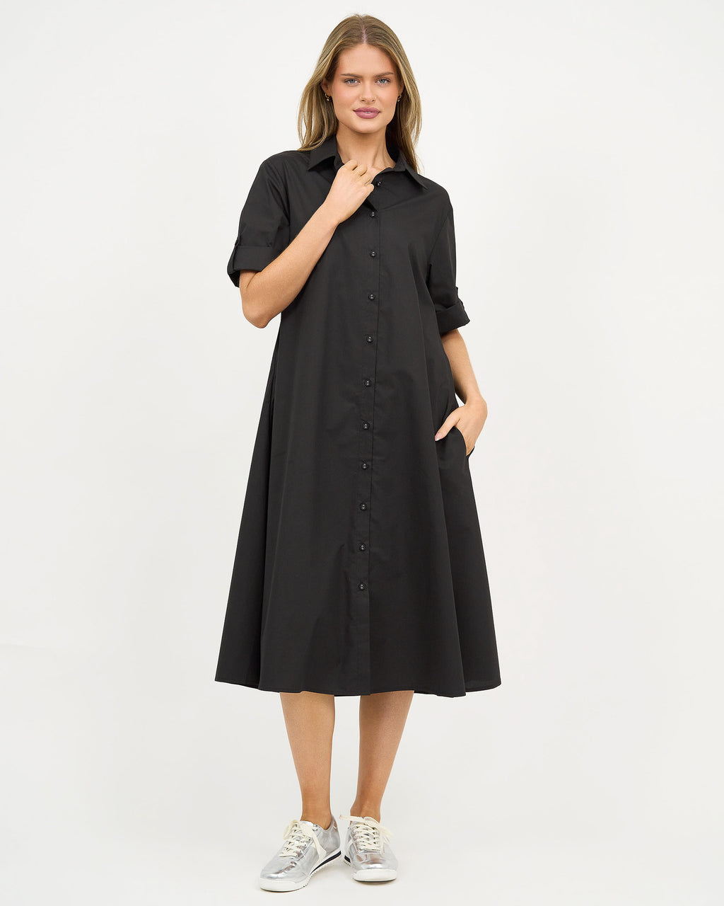 Shirt Dress Black