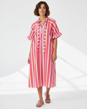 Candy Stripe Shift Dress