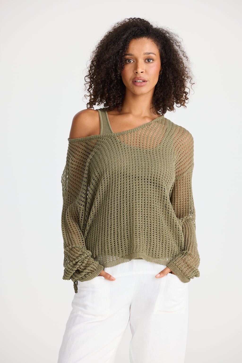 Pontif Knit Set Khaki