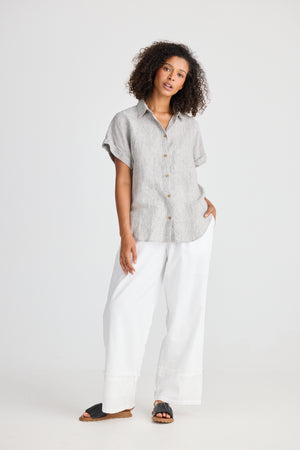Dune Shirt Charcoal Fleck