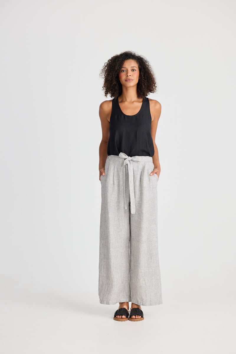 Dickens Pants Charcoal Fleck