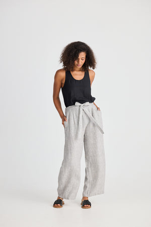 Dickens Pants Charcoal Fleck