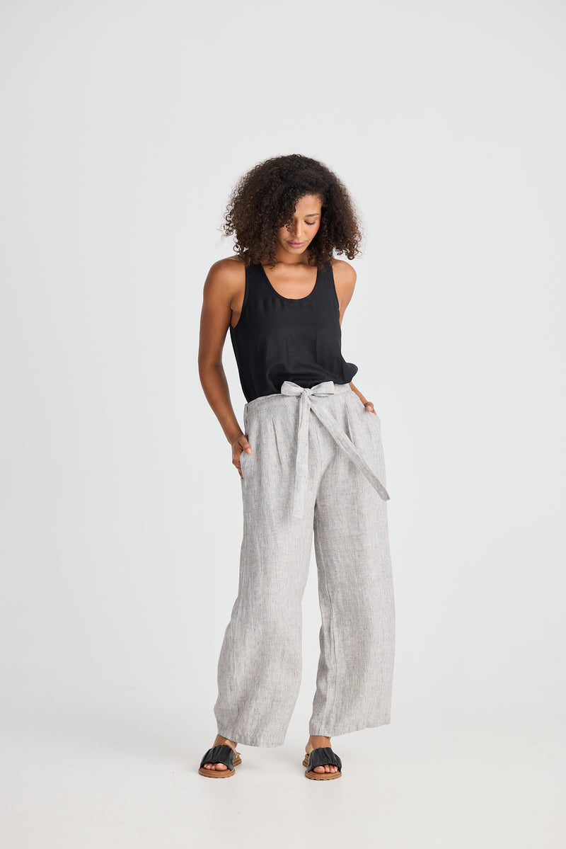 Dickens Pants Charcoal Fleck