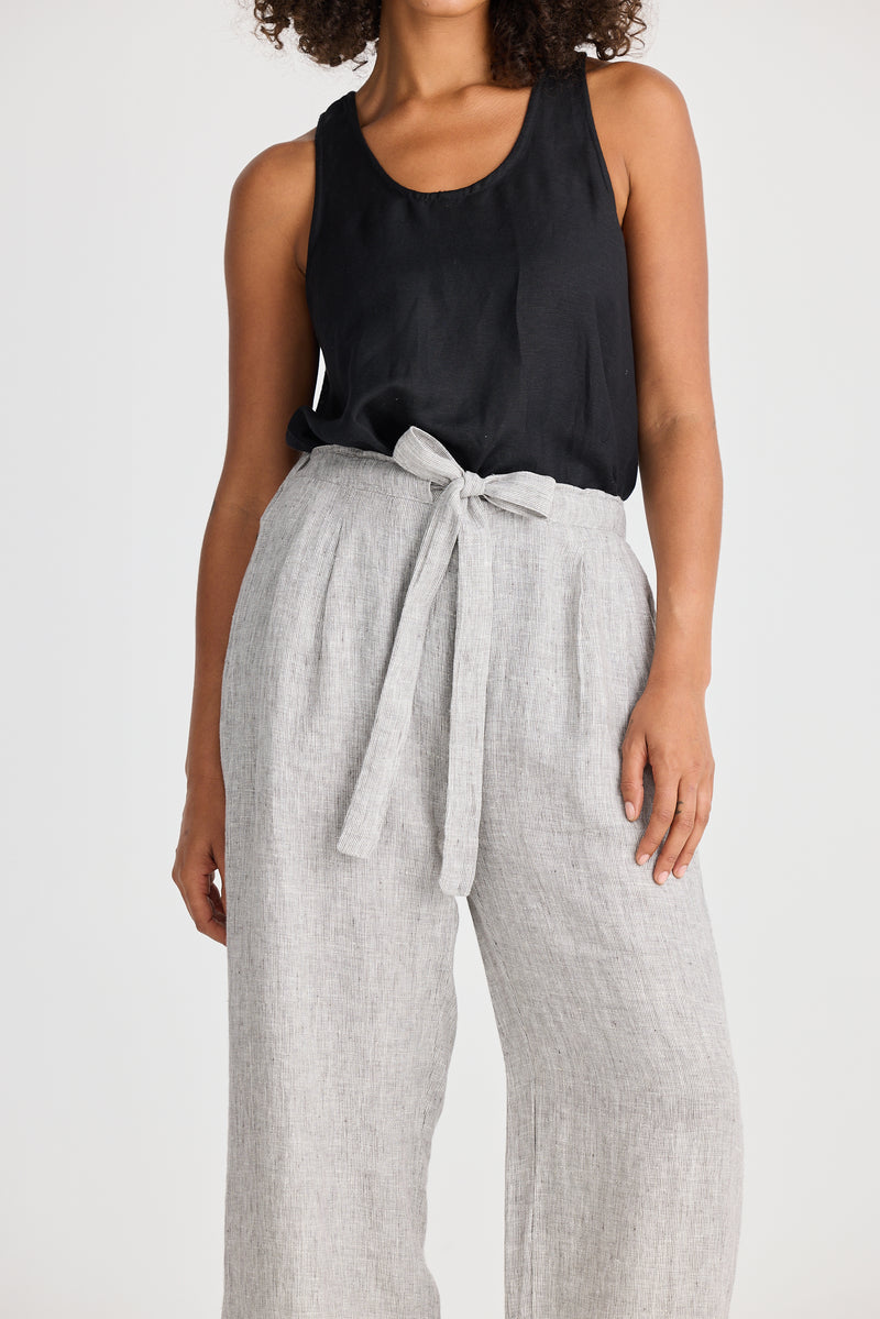 Dickens Pants Charcoal Fleck