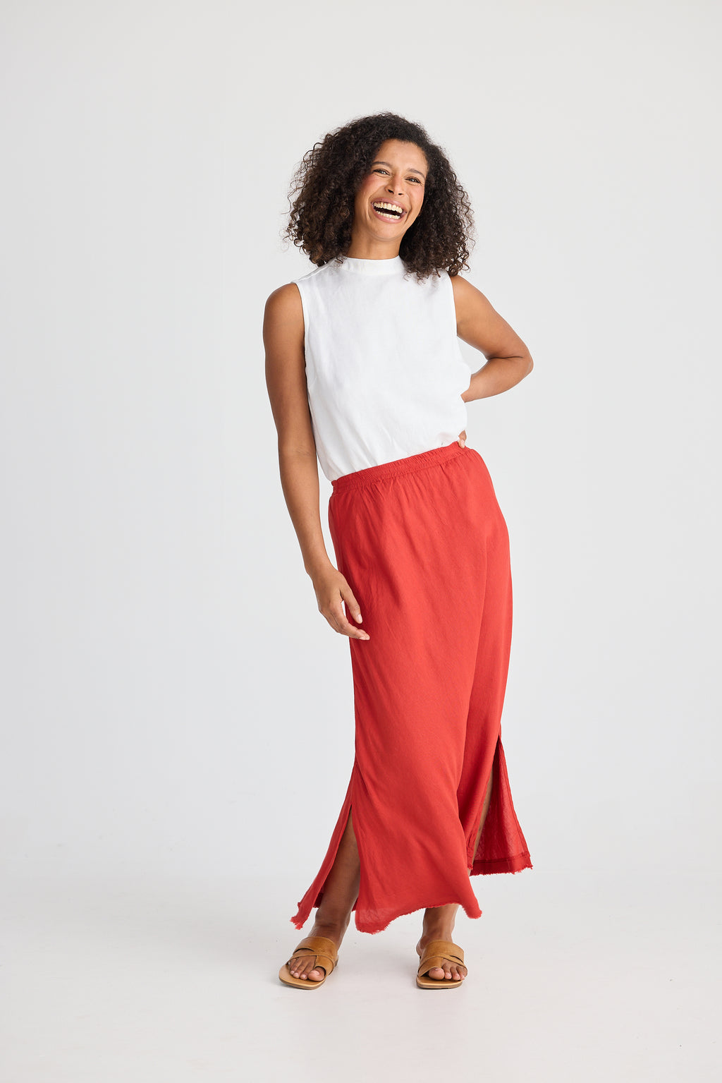 Sicily Skirt  Cherry