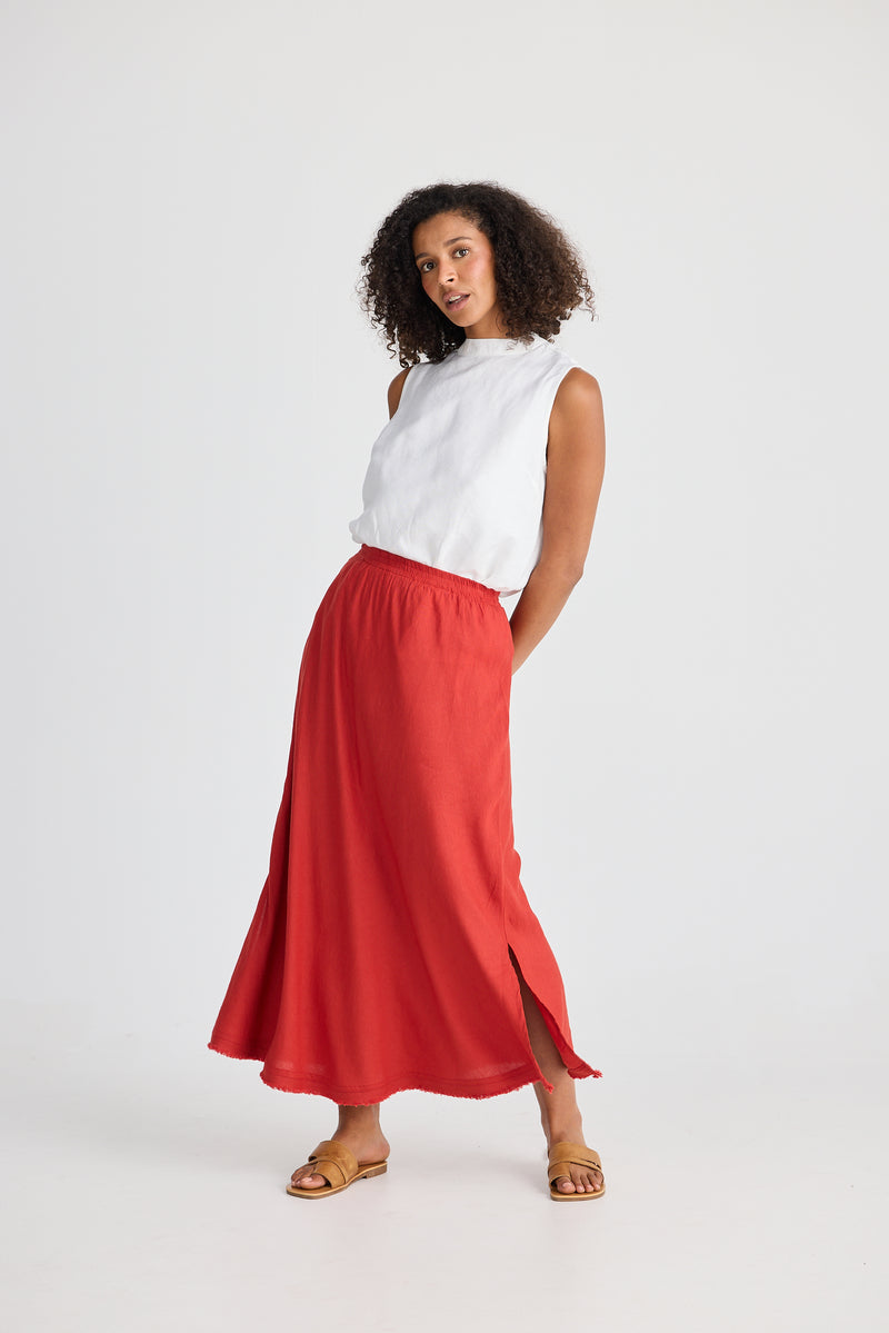 Sicily Skirt  Cherry