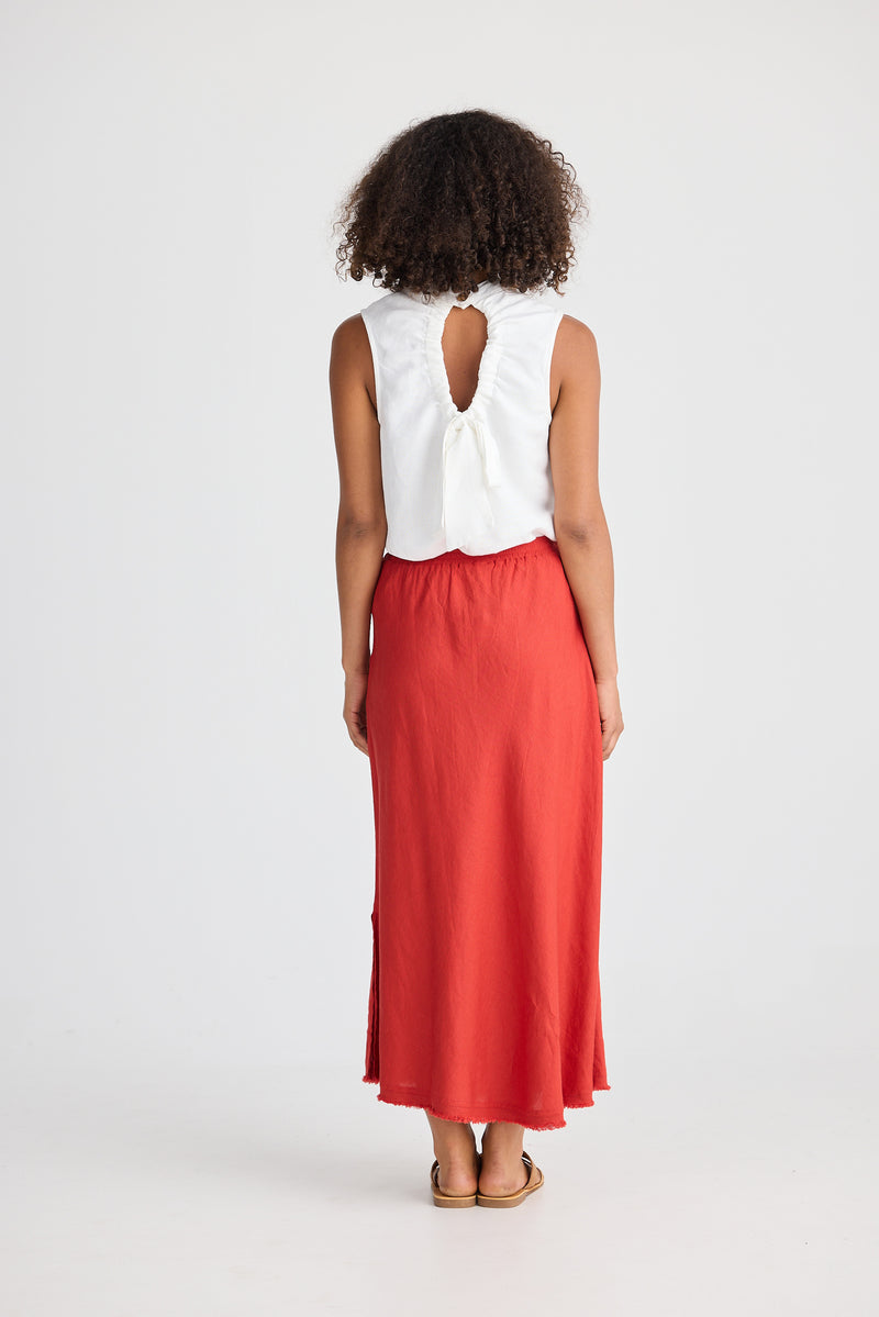 Sicily Skirt  Cherry