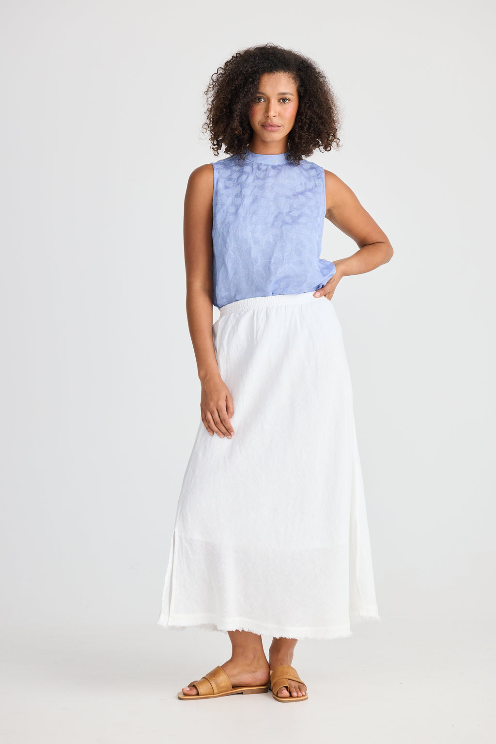 Sicily Skirt White