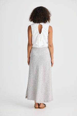 Sicily Skirt Charcoal Fleck