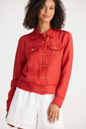 Monza Jacket Cherry