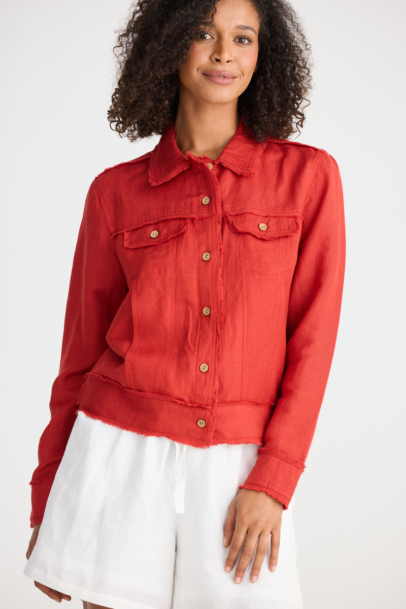 Monza Jacket Cherry
