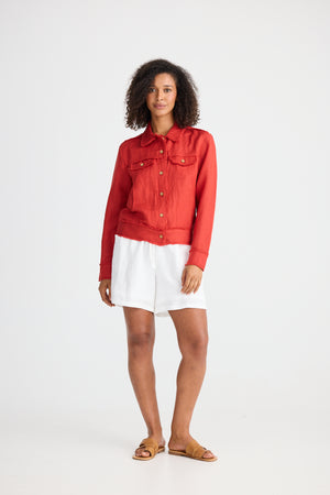 Monza Jacket Cherry