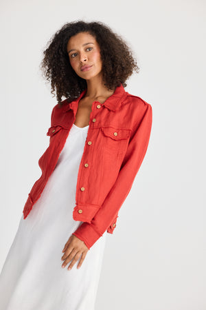 Monza Jacket Cherry