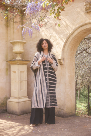 Mirador Knit Cape Blk/Cedar