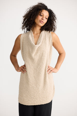 Tova Knit Tank Latte