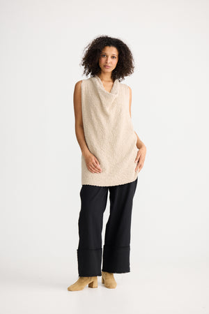 Tova Knit Tank Latte