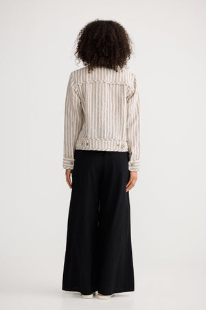 Monza Jacket Natural Stitch