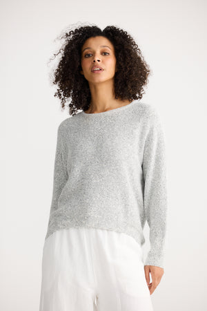 Freddie Knit Grey Marle