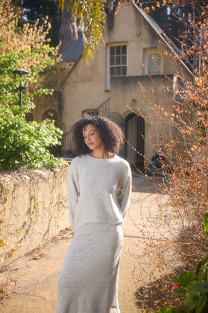 Freddie Knit Grey Marle