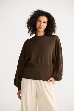 Anais Knit Chocolate