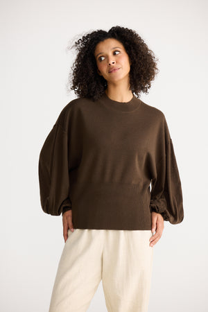 Anais Knit Chocolate