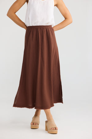 Sicily Skirt Chocolate