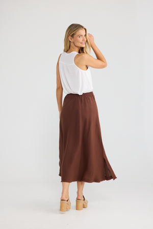 Sicily Skirt Chocolate