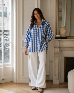 Gingham Shirt Blue