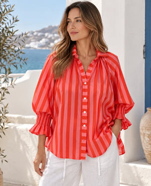 Stripe Shirt Red/Pink