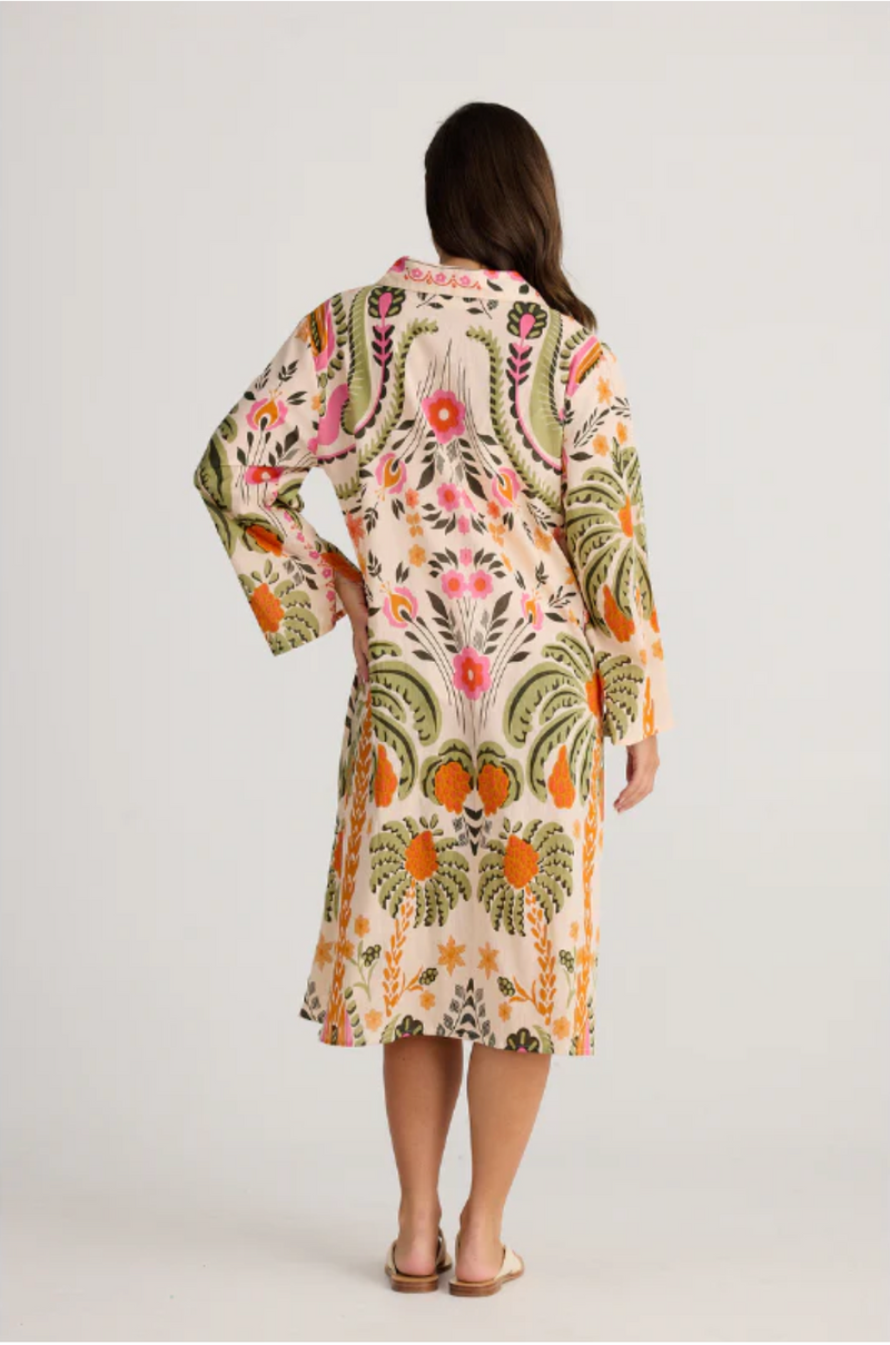 Stella Shirt Dress Palm