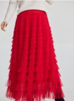 Chance Skirt Bery Red