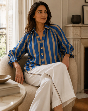 Stripe Shirt Blue
