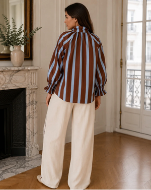 Stripe Shirt Choc